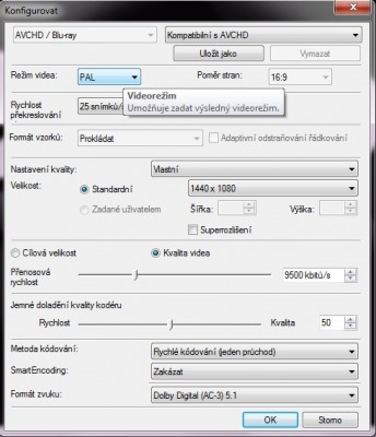 Rozšířené nastavení