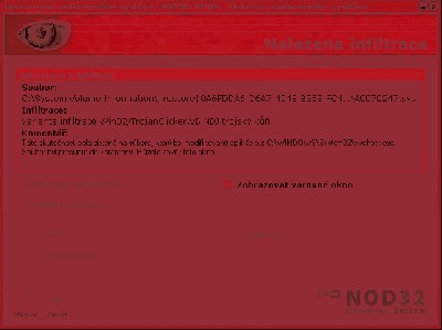 nod 32 vříská strachy