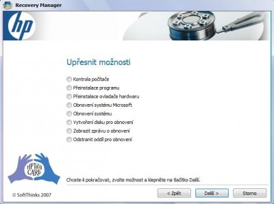 myslim ze to bude Obnova systemu ale zarazime popis ze to obnovi pc do tovarniho..tk se trochu bojim