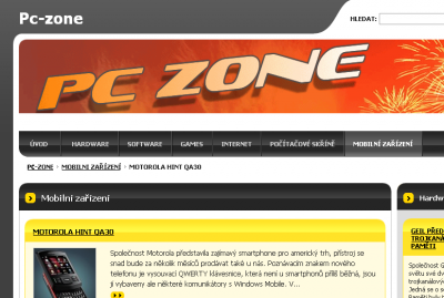 Opravené menu a opravená drobečková navigace – co ty na to takhle: