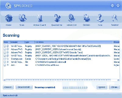 tak jsem to jeste proletel SPYLOCKEDem na ktery me odesila stale vyskakujici bublina s varovanim, tohle nasel, ale nic stim neudela dokud nevlozim nejake to registracni ciselko ktere ale nemam.