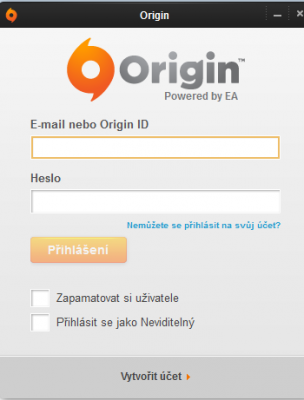 LOGIN OKNO