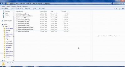 Toto jsou ty větší soubory