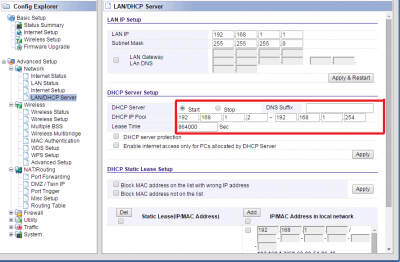 Každý router to má trochu jinak