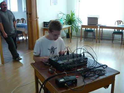 Jsem ten u mixáže.