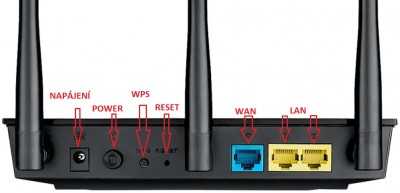 Pohled na zadní stranu