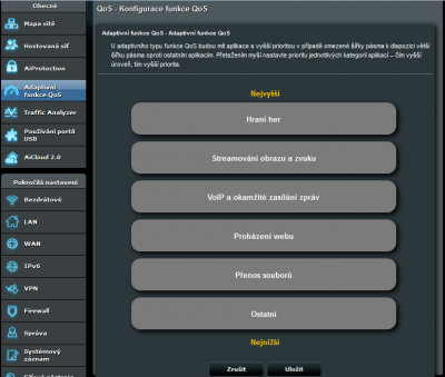 Adaptivní QoS