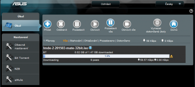 Stahování souboru (torrent)