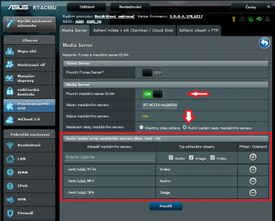 DLNAset1.png (137.67 KiB) Zobrazeno 3010 x DLNA ON
