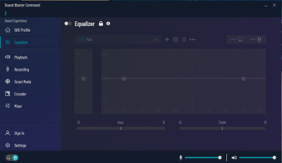 Sound Blaster Command - Equalizer