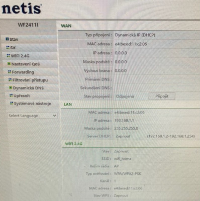 0F54119A-1FE1-4477-BE04-B6C0F9098812.jpeg (128.38 KiB) Zobrazeno 8425 x Stav routeru