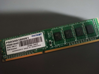 moje momentální RAM