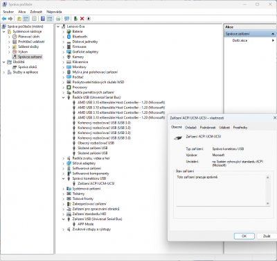 Všechna USB zařízení